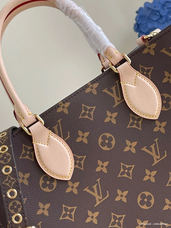 Official oldcobbler VUITTON LOUIS SAC PLAT PETIT 0816